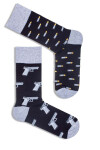 PÁNSKÉ PONOŽKY AVANGARD PISTOLS 0125.098 černá 39-42
