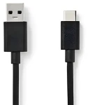 Nedis USB-C - USB-A kabel černá / Kabel USB / USB 3.0 / 1 m (CCGB61600BK10)