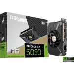 ZOTAC GAMING GeForce RTX 5050 Solo 8GB / 2317-2572GHz / 8192 MB GDDR6 / 128bit / 1x HDMI + 3x DP / 550W (8) (ZT-B50500G-10L)