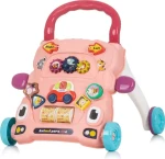 CHIPOLINO Chodítko interaktivní Funny Animals Pink / od 6 měsíců (160418)