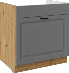 Spodní skříňka pod dřez Stilo 80 ZL 1S BB - Premium Box Barva korpusu: Dub artisan, Barva dvířek: Grafit