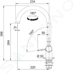 FRANKE - Active Dřezová baterie FN 4089.901, matná černá 115.0653.398