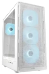 COUGAR Airface Pure PRO bílá / PC skříň / ATX / micro-ATX / mini-ITX / ARGB / průhledná bočnice / bez zdroje (CGR-2GA5W-P)
