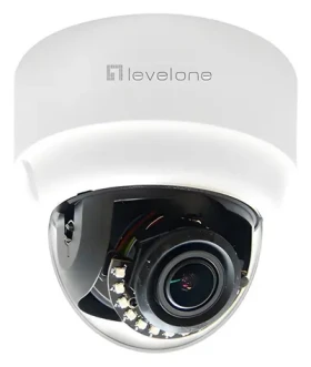LevelOne HUBBLE Dome bílá / IP kamera / 3 MP / H.265 / PoE / IR 20 m (FCS-3303)