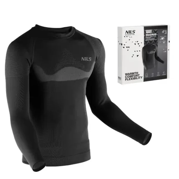 NILS BTK0464 VEL.2XL/3XL ČERNÉ MAGNUS PÁNSKÉ TERMO TRIČKO (15-20-107)