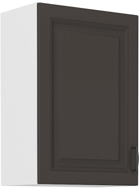 Horní skříňka Stilo 50 G-72 1F Barva korpusu: Bílá, Barva dvířek: Grafit