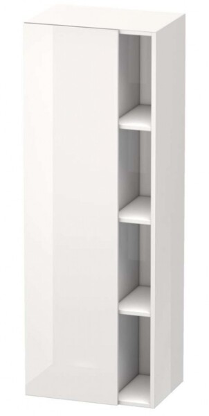 DURAVIT - DuraStyle Skříňka vysoká 140x50x36 cm, levá, lesklá bílá DS1239L2222