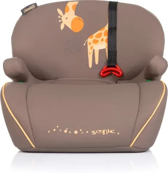 CHIPOLINO Podsedák Sonic i-Size 125-150cm Isofix, Giraffe (SDKSN02504GI)