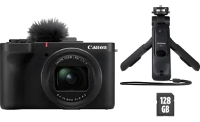 Canon PowerShot V1 VLOGGING KIT / Kompaktní fotoaparát / 3,1x zoom / CMOS / 4K video / Dotykový LCD 3" / Wi-Fi (6390C004)