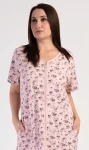 Dámské domácí šaty s krátkým rukávem Vienetta Secret Olivia