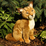 Plyšový karakal sedící 35 cm, ECO-FRIENDLY