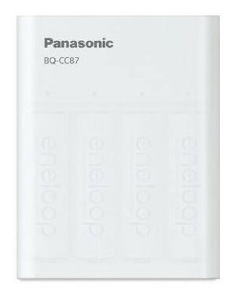 Panasonic Eneloop nabíječka Smart BQCC87 + 4x AA 2000 mAh / Ni-MH / 4ks (K-KJ87MCD40USB)