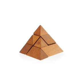 Dřevěný hlavolam – Pyramida