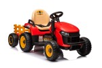 Mamido Dětský elektrický traktor BBH-030 s přívěsem červený