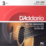 D'Addario EJ12-3D Bronze Light 13-56