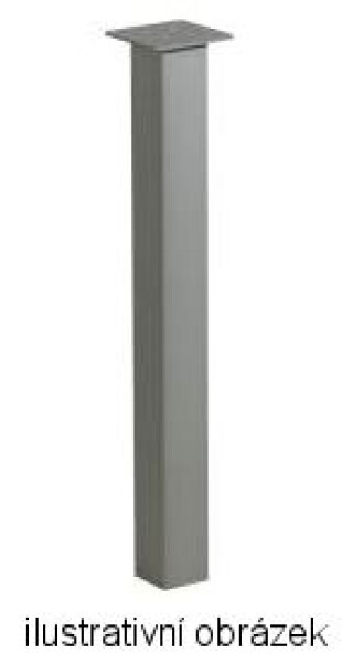 Mila Design stolová noha ST722 stříbrná polomat 70x70 (217714)