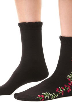 Dámské ponožky - Planeta Země 017 černá 35-37