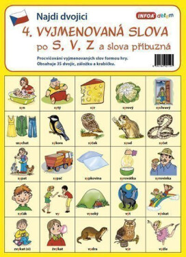 Najdi dvojici - 4. Vyjmenovaná slova po S, V, Z a slova příbuzná - kolektiv autorů