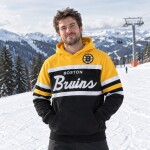 Mitchell & Ness Pánská mikina Boston Bruins NHL Head Coach Hoodie Velikost: L