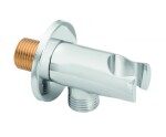 INVENA - Vyústění sprchy s držákem na ruční sprchu SC-P1-002-O
