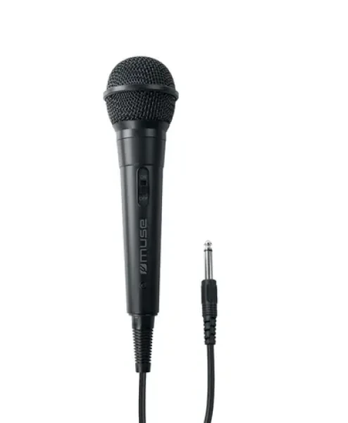 Muse MC-20 B černá / Směrový mikrofon / 6.3mm jack / 3m (MC-20B)