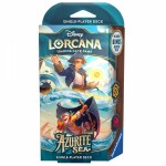 Disney Lorcana Azurite Sea Starter Deck Amber Ruby