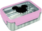STOR Nerezový box s uzávěrem Mickey Mouse 1020 ml / Svačinový box / Nerezová ocel / Silikonové těsnění (ST03930EPM)