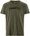 Běžecké tričko CRAFT CORE Essence Logo - zelené Velikost textilu: XL