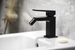 SAPHO - TURSI stojánková bidetová baterie, černá mat TI003B