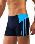 Pánské plavky 384 tm.modrá/sv.modrá - Sesto Senso tm.modra - sv.modrá 3XL