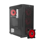 White Shark GCC-2302 BULLET BLACK + 4 Fan DASH černá / ATX / 5x 120/140mm 3x 120mm / bez zdroje (BULLET-BLACK-DASH)
