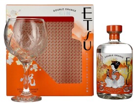 Etsu Double Orange Japanese Gin 43% 0,7 l (dárkové balení 1 sklenice)