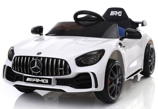 Mamido Dětské elektrické autíčko Mercedes GTR bílé