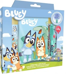 Bluey Deník s kouzelným perem / Deník / Pro děti (BY00007)
