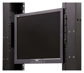 StarTech rámeček pro montáž monitoru do racku černý / Rámeček pro monitor / Rack 4U / ocel (RKLCDBK)