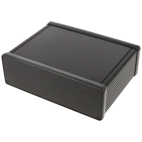 Hammond Electronics 1455T1201BK univerzální pouzdro 120 x 165 x 52 hliník extrudovaný černá 1 ks