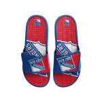 FOCO Pánské pantofle New York Rangers NHL Colorblock Slipper Velikost: XL = 46-48 EU