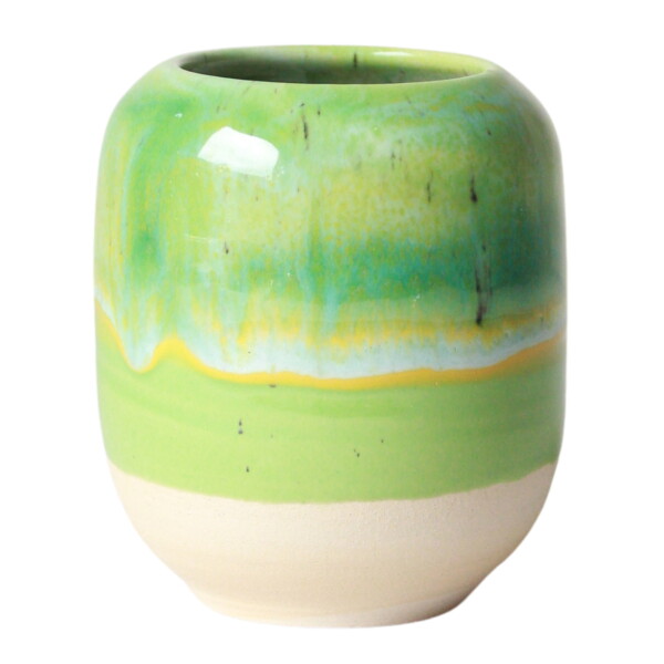 Studio Arhoj Stojánek na psací potřeby Meadow, zelená barva, keramika