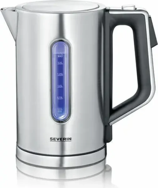 Severin WK 3418 stříbrná / Rychlovarná konvice / 3000W / 1.7 l / nerez (WK 3418)
