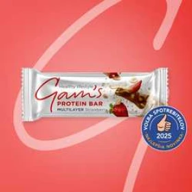 Gam's Tyčinka proteinová Multilayer jahoda 50 g