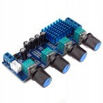Audio stereo zesilovač s ekvalizérem - 2x50W, 12V-24V