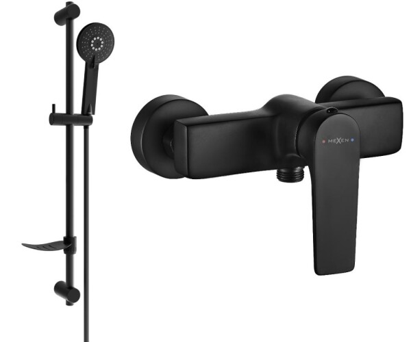 MEXEN - Lynx DF40 sprchová baterie s příslušenstvím, černá 74594DF40-70