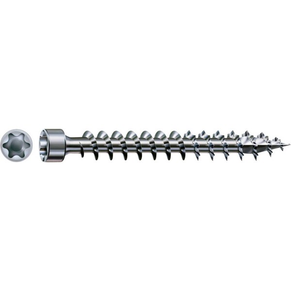 SPAX 1211010602005 sada kulatých šroubů do plechu 6 mm 200 mm T-STAR plus ocel 100 ks