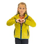 Mikina dětská chlupatá se stojáčkem, Pidilidi, PD1139-20, žlutá - 86/92 | 2/3let
