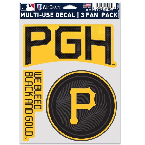 Samolepka Pittsburgh Pirates MLB City Connect Multi-Use Set (3 ks)% 1 ks