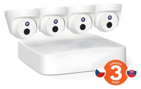 Tenda K4P-4CR / Kamerový systém / 4x PoE kamera / 4 MPx / 4CH NVR / IP67 / zvuk / noční vidění (75011959)