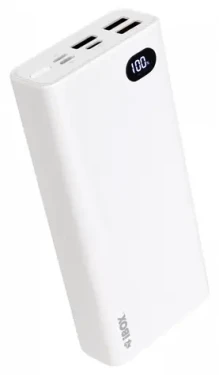 PB20 bílá / Powerbanka / 20 000 mAh / Power Delivery / USB-C + 3x USB-A (IPb20)