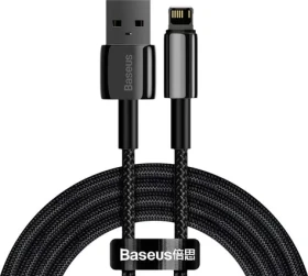 Baseus CALWJ-A01 Kabel USB-A (M) - Lightning (M) 2 m černá (CALWJ-A01)