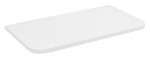SAPHO - ZORBA deska Rockstone 41x22,5cm, bílá mat LT113-0101