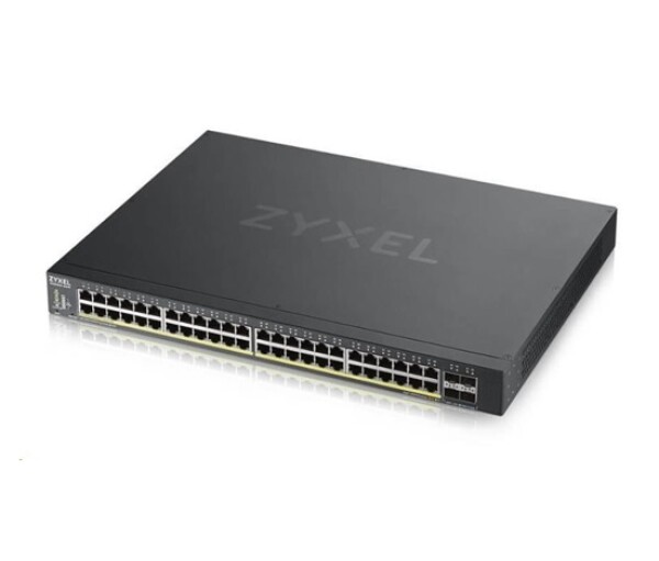 Zyxel XGS1935-52HP, 52 Port Lite-L3 Smart Managed PoE Switch, 48x Gigabit PoE and 4x 10G SFP+, hybrid mode EDF_1010941